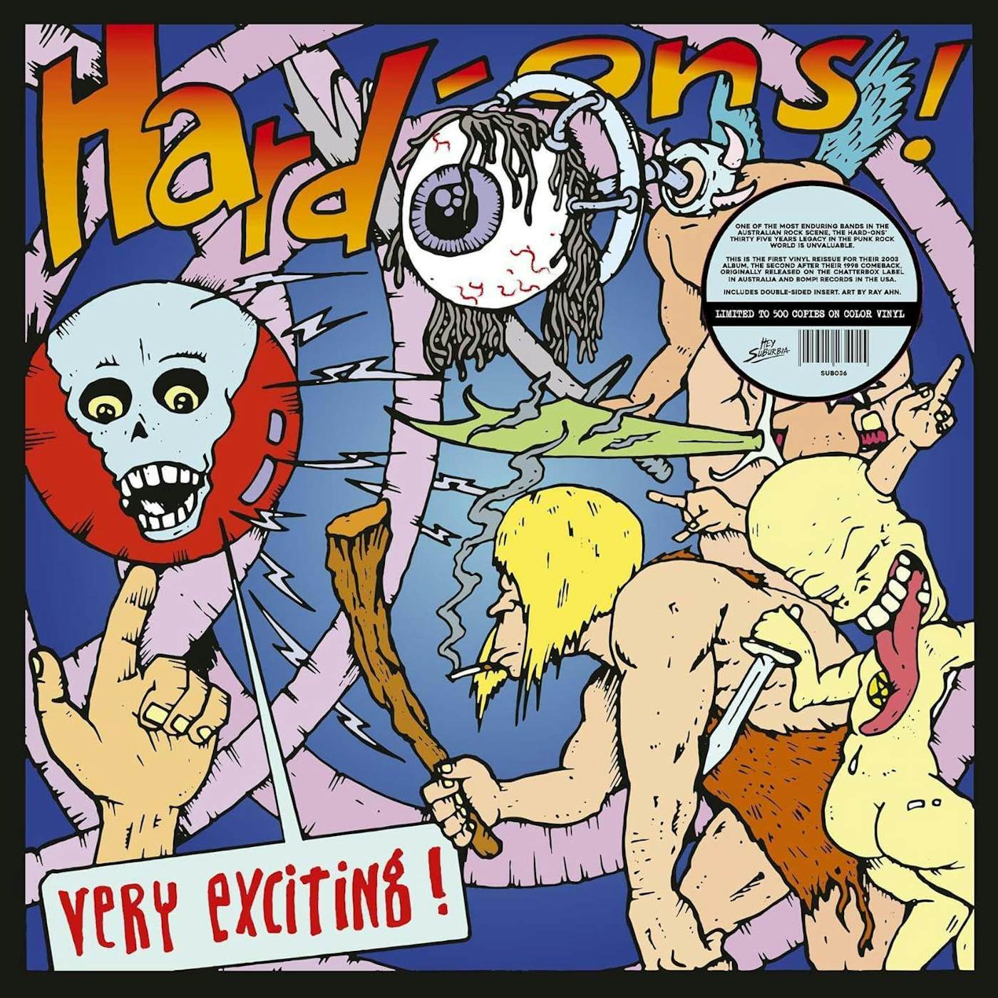 Hard-Ons Very Exciting (Coloured Vinyl) Vinyl Record