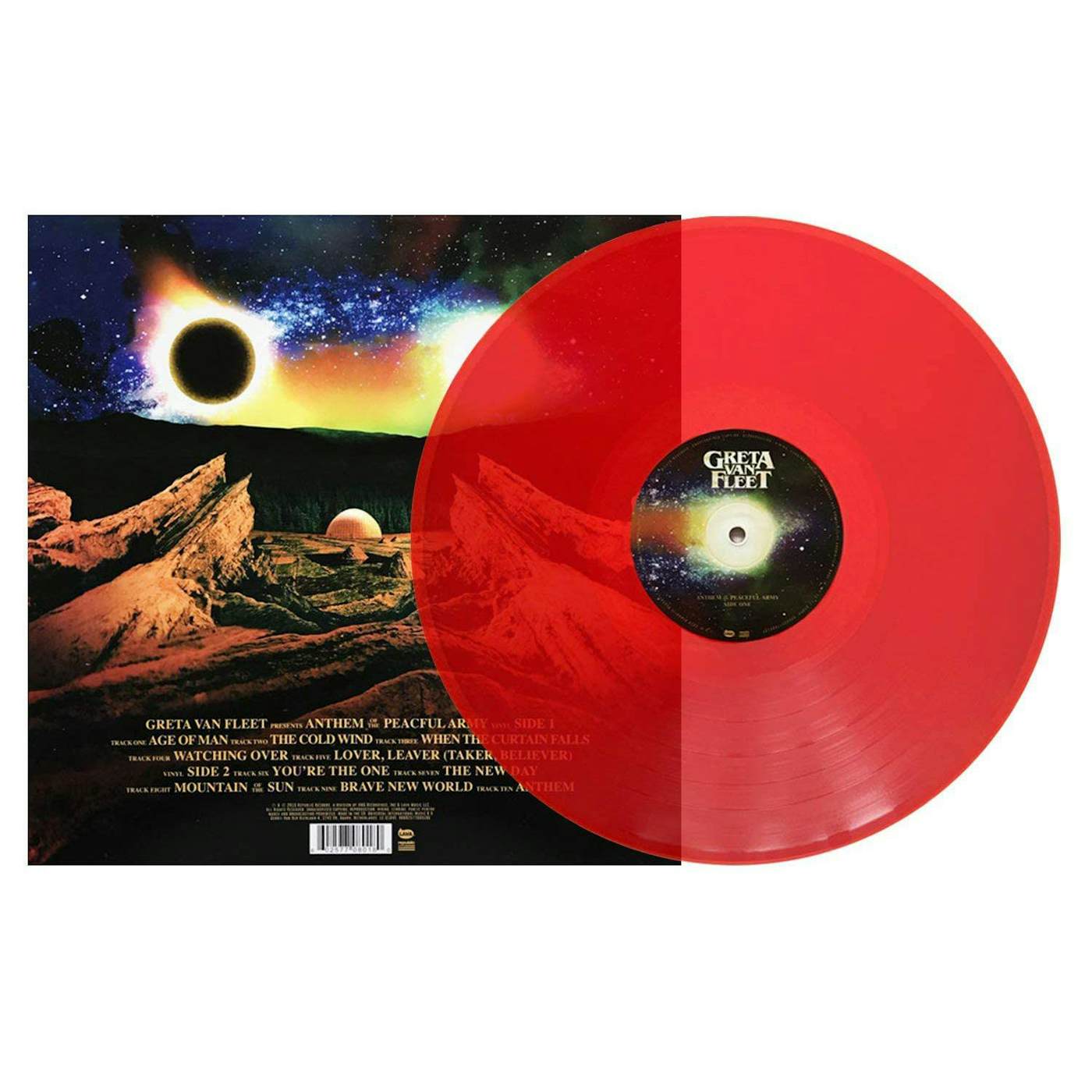 Greta Van Fleet Anthem Of The Peaceful Army (Red) Vinyl Record