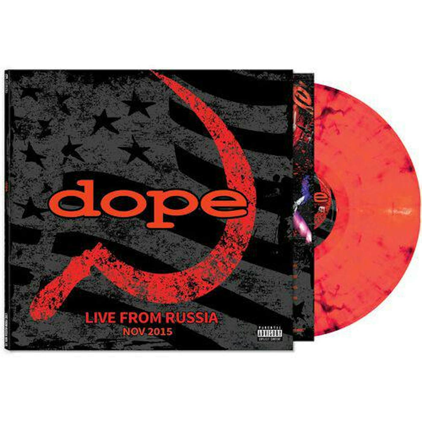 Dope Live From Russia (Red Marble) Vinyl Record