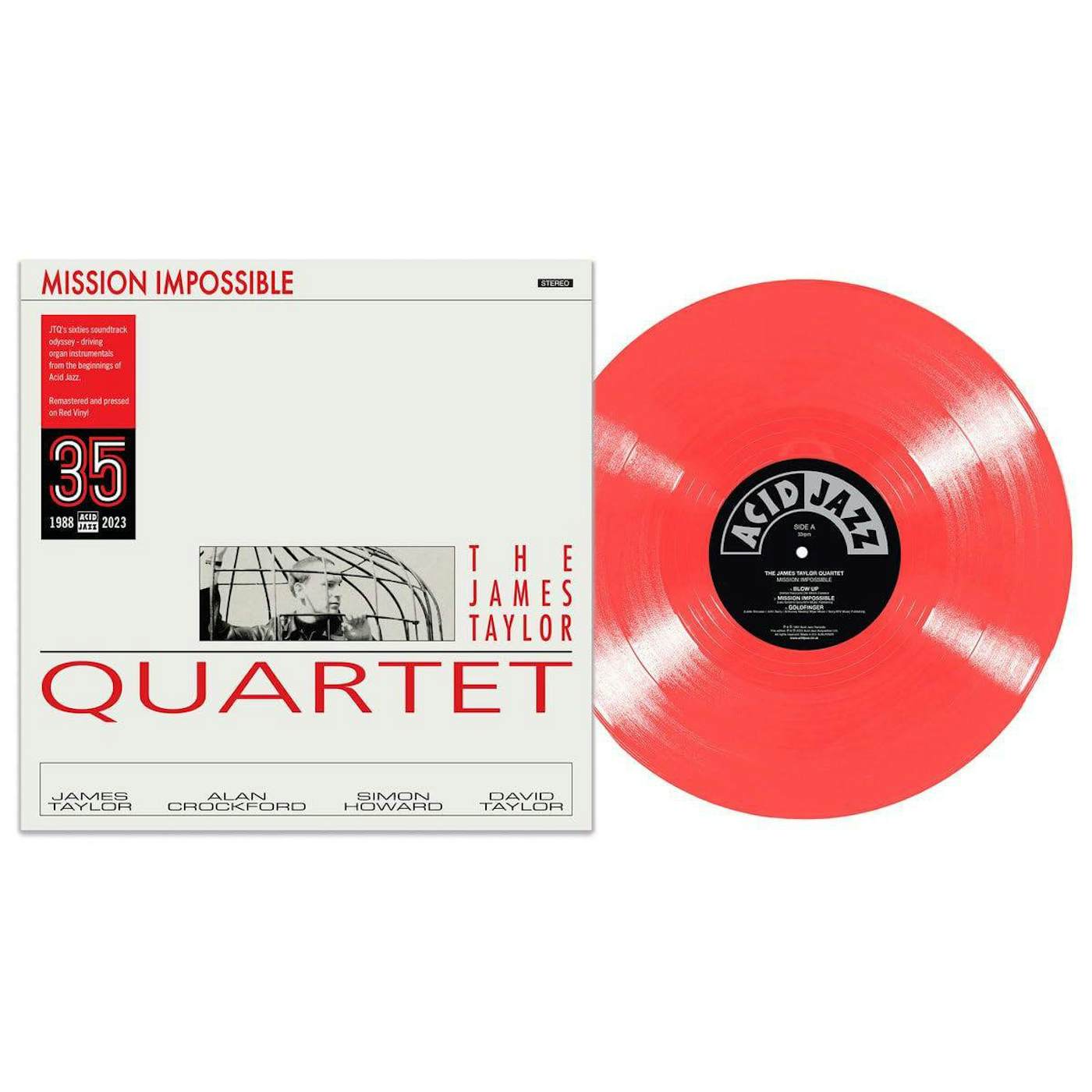 James Taylor Quartet Mission Impossible (Red) Vinyl Record