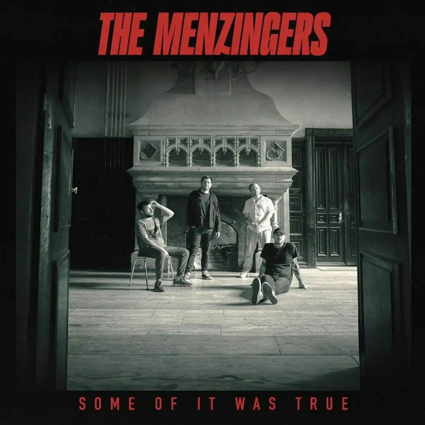 The Menzingers Some Of It Was True (Clear Black Marble) Vinyl Record