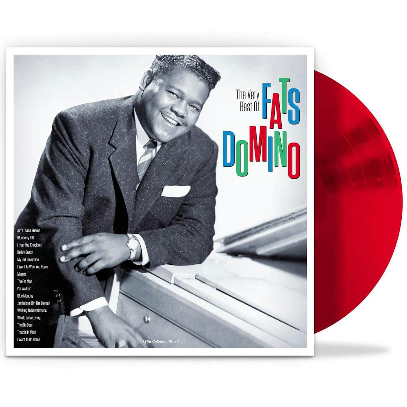 Fats Domino Very Best Of  (Red) Vinyl Record