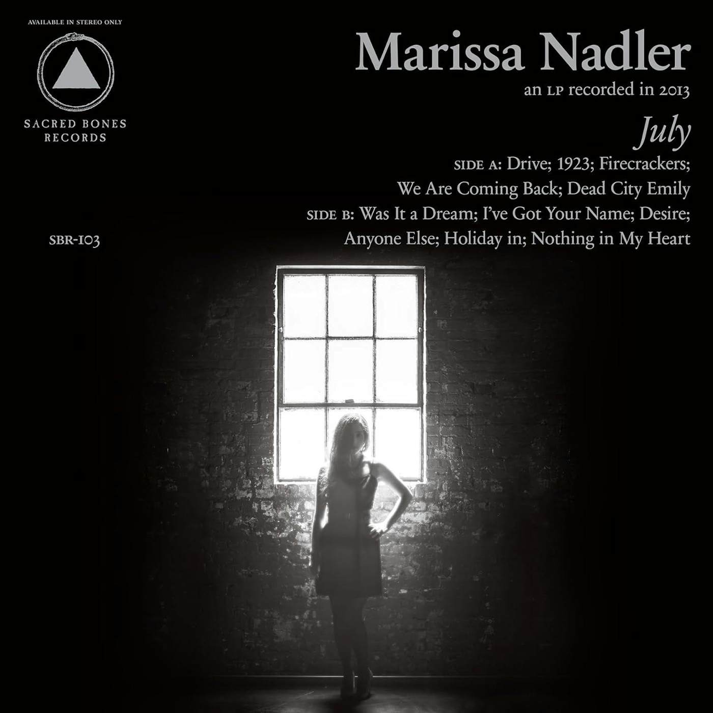 Marissa Nadler July (10th Anniversary Edition/Silver Vinyl Record)