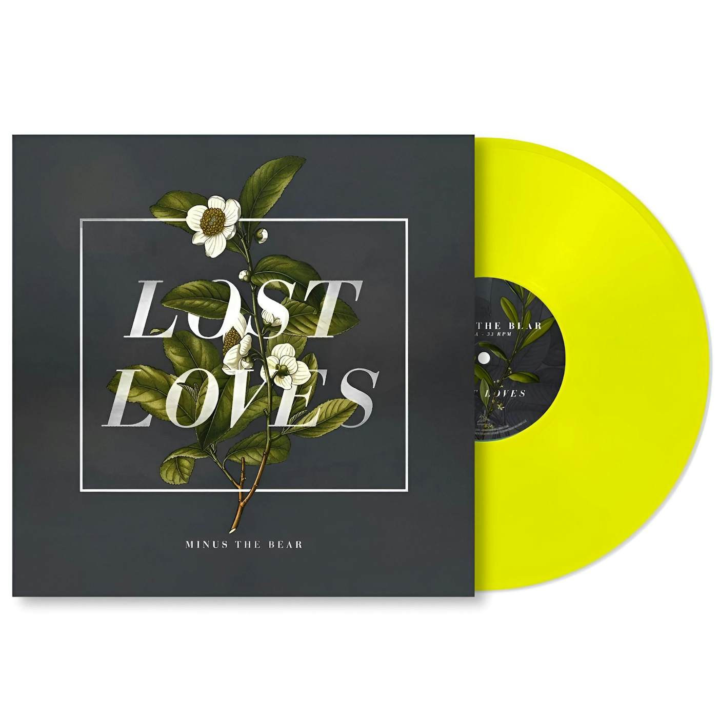 Minus the Bear Lost Loves (Neon Yellow) (I) Vinyl Record