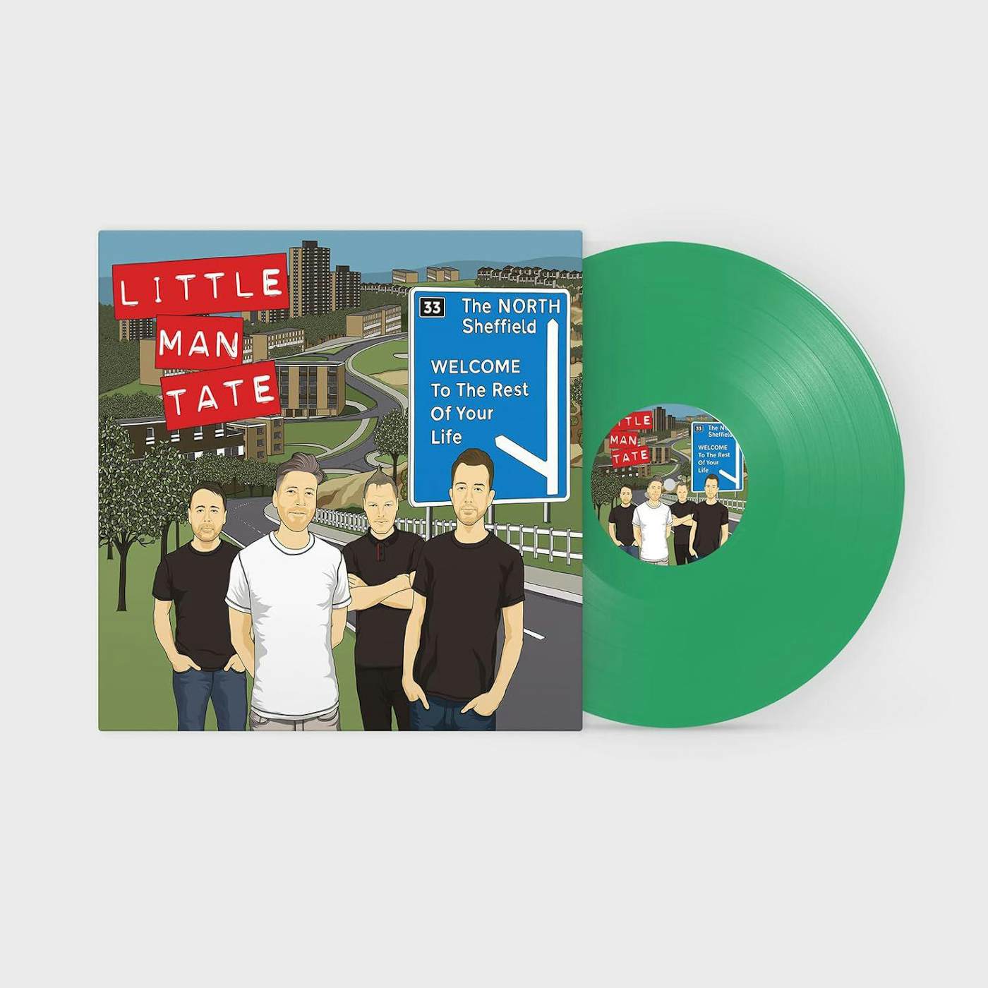 Little Man Tate WELCOME TO THE REST OF YOUR LIFE (GREEN VINYL) Vinyl Record