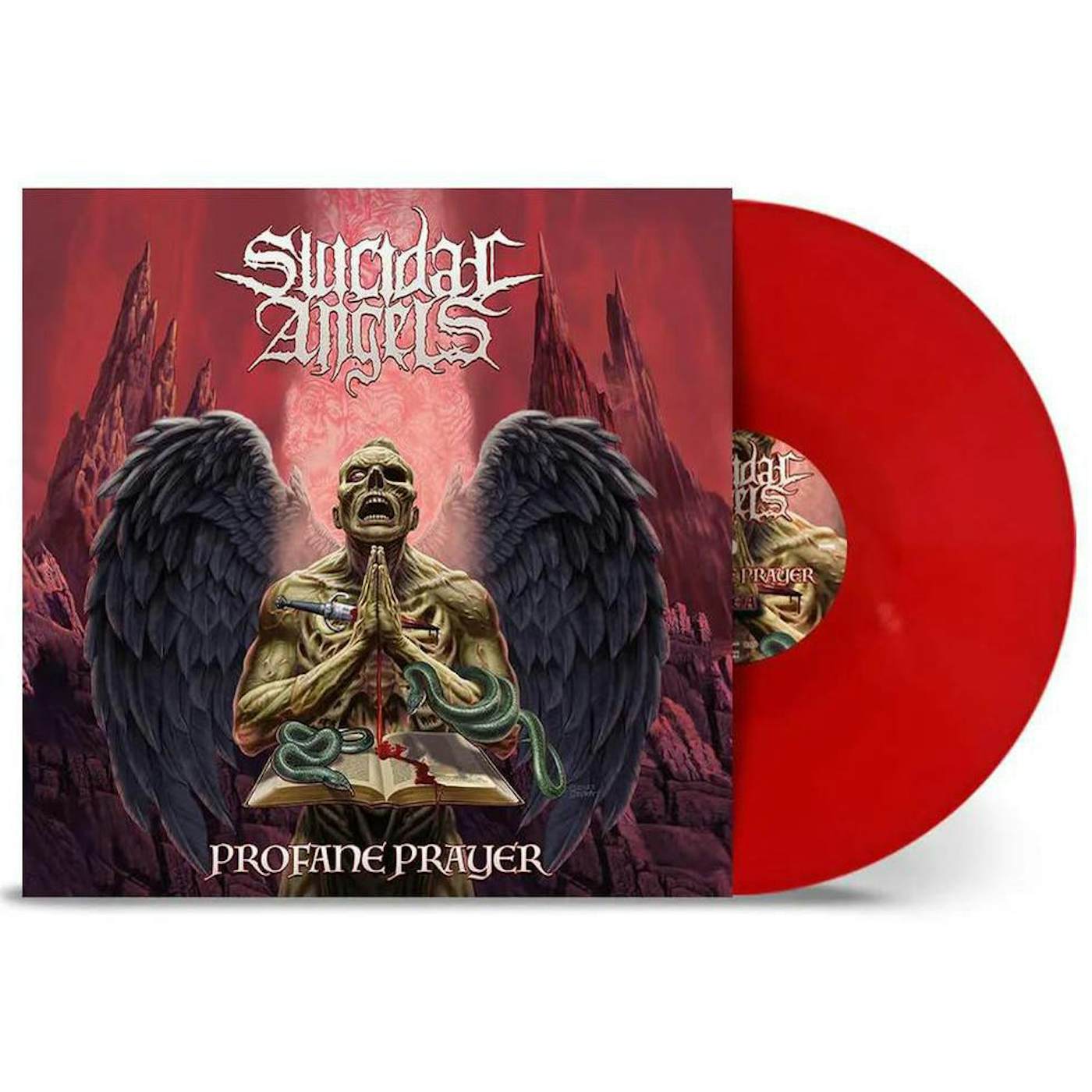 Suicidal Angels Profane Prayer (Solid Red) Vinyl Record