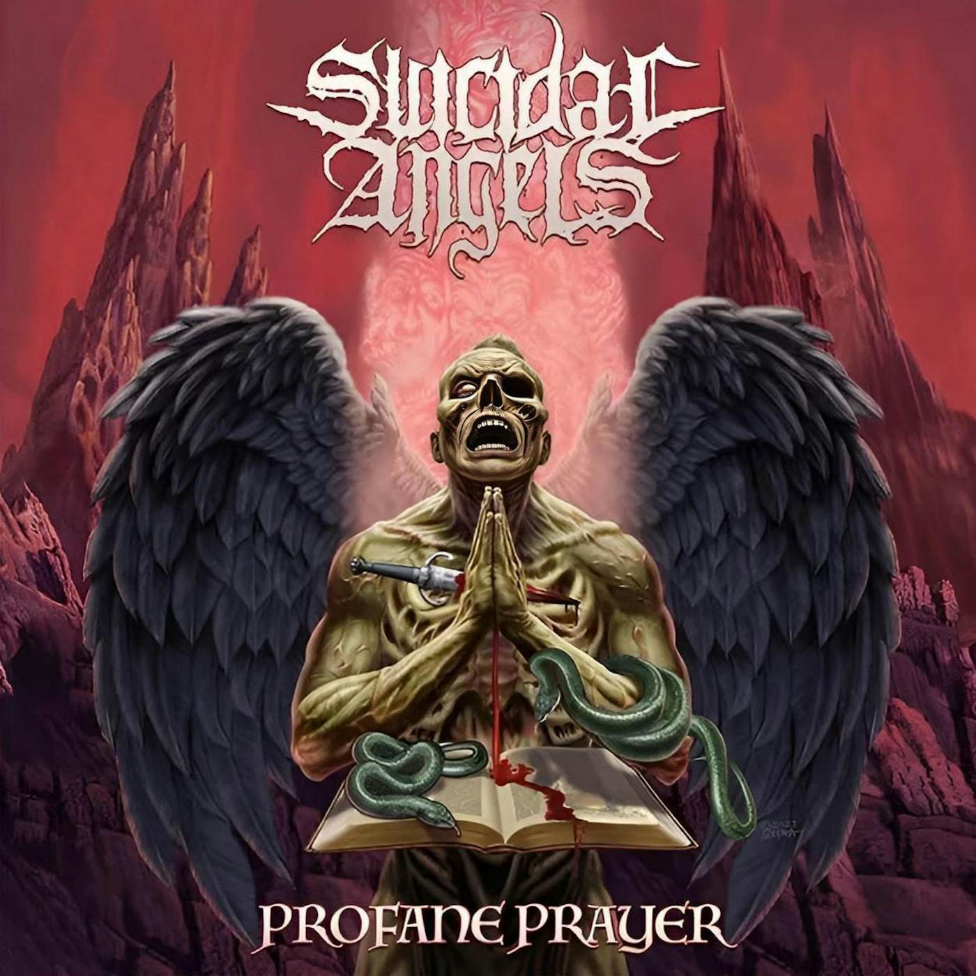 Suicidal Angels Profane Prayer (Solid Red) Vinyl Record