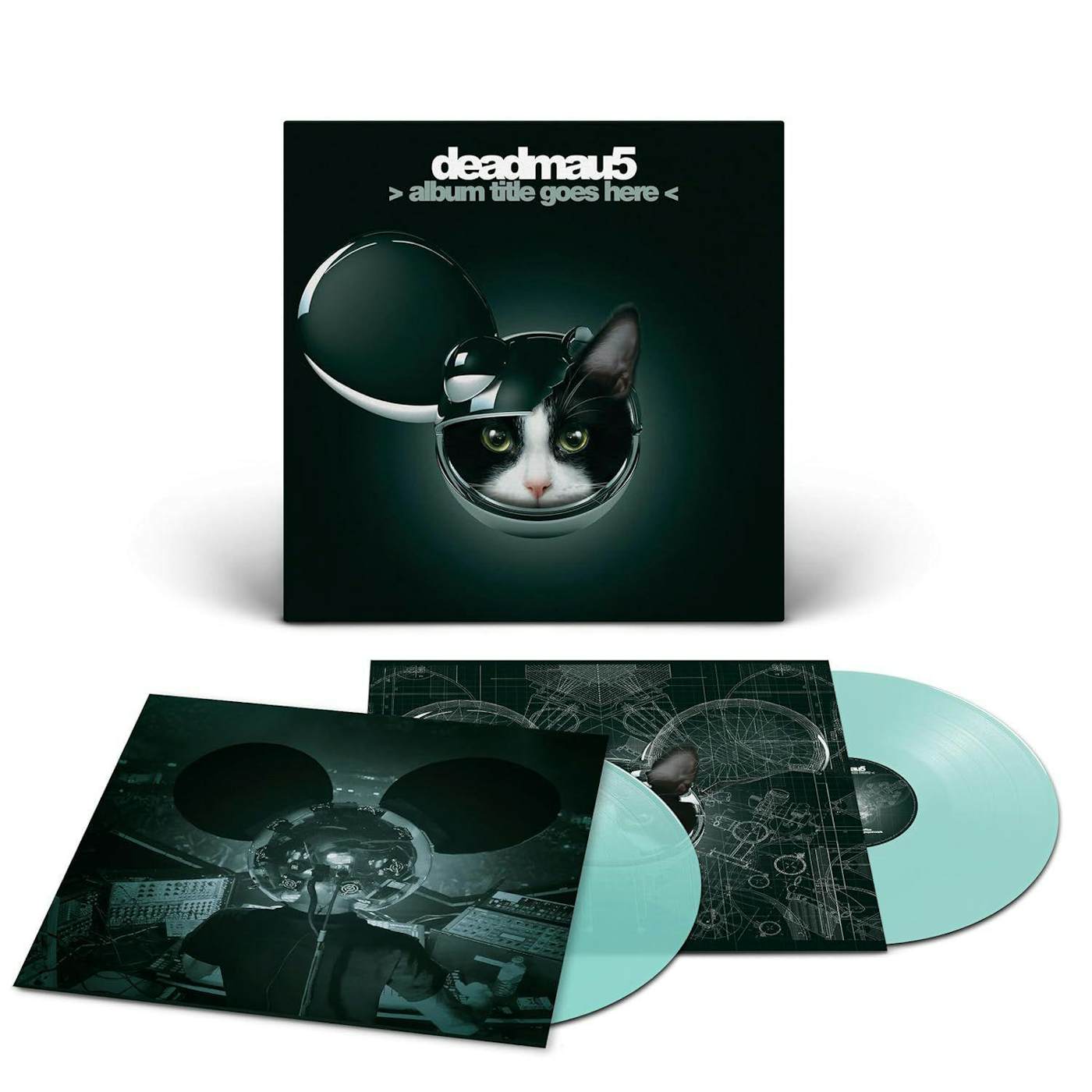 deadmau5 > album title goes here < (Transparent Light Blue/2lp) Vinyl Record