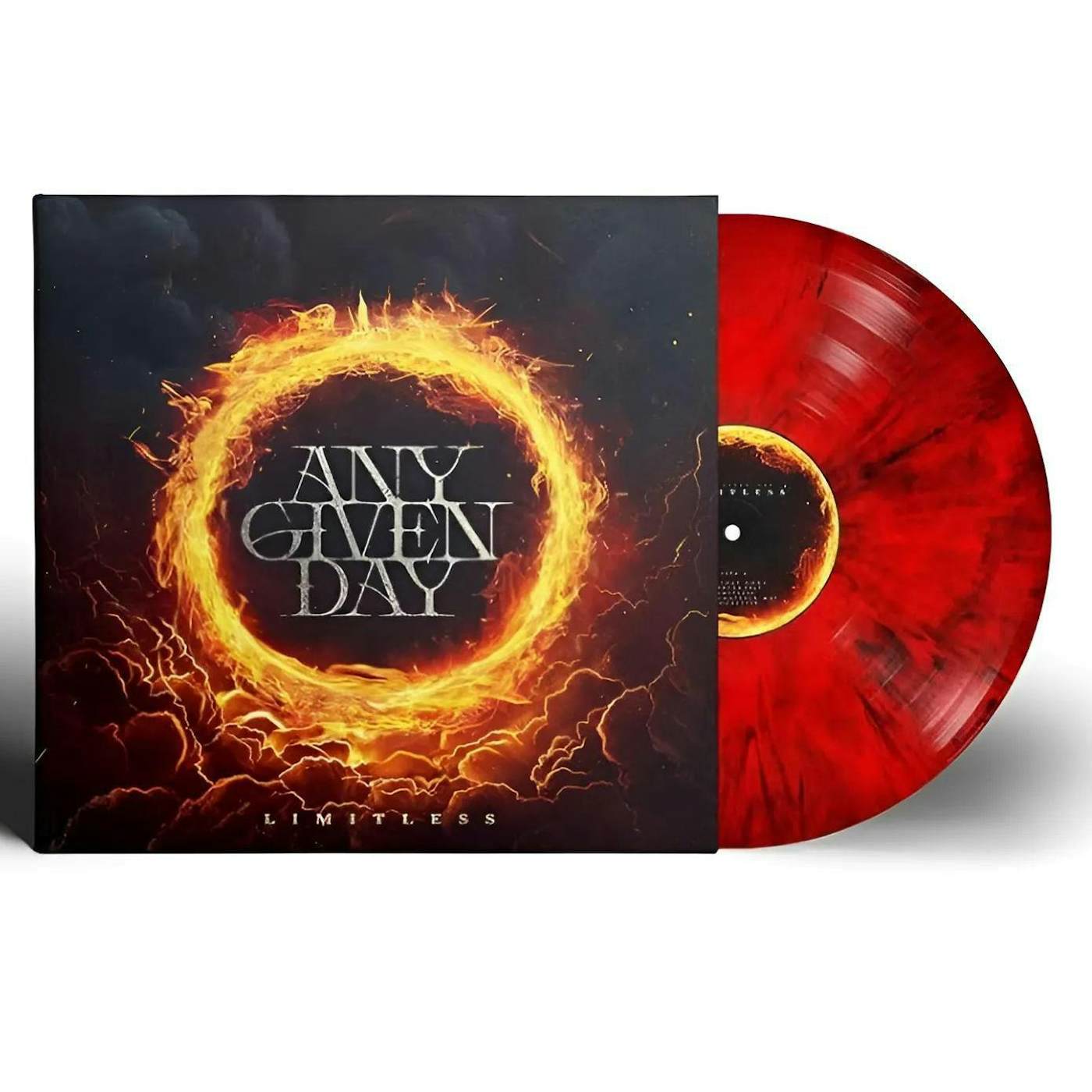 Any Given Day Limitless (Red & Black Marble) Vinyl Record