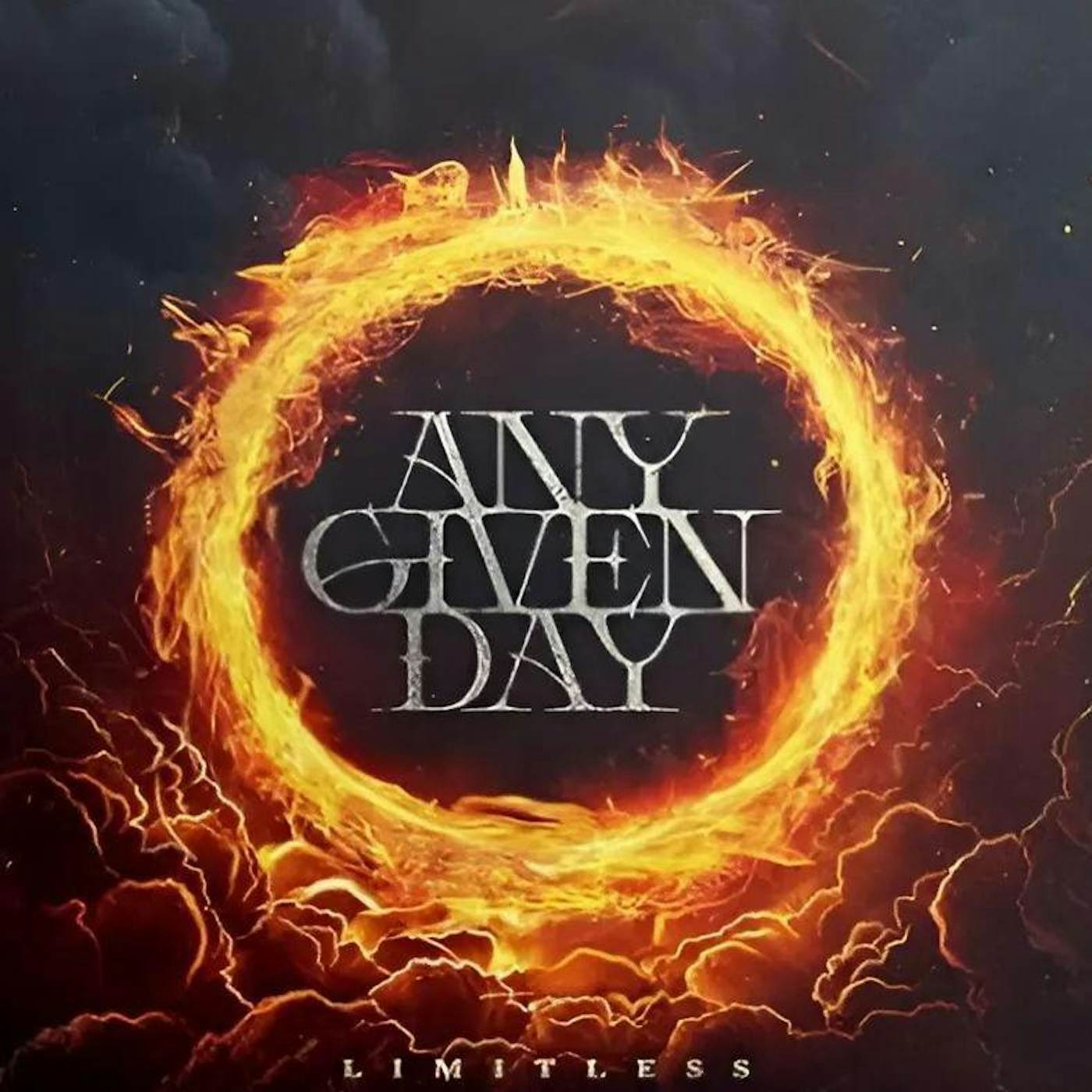 Any Given Day Limitless (Red & Black Marble) Vinyl Record