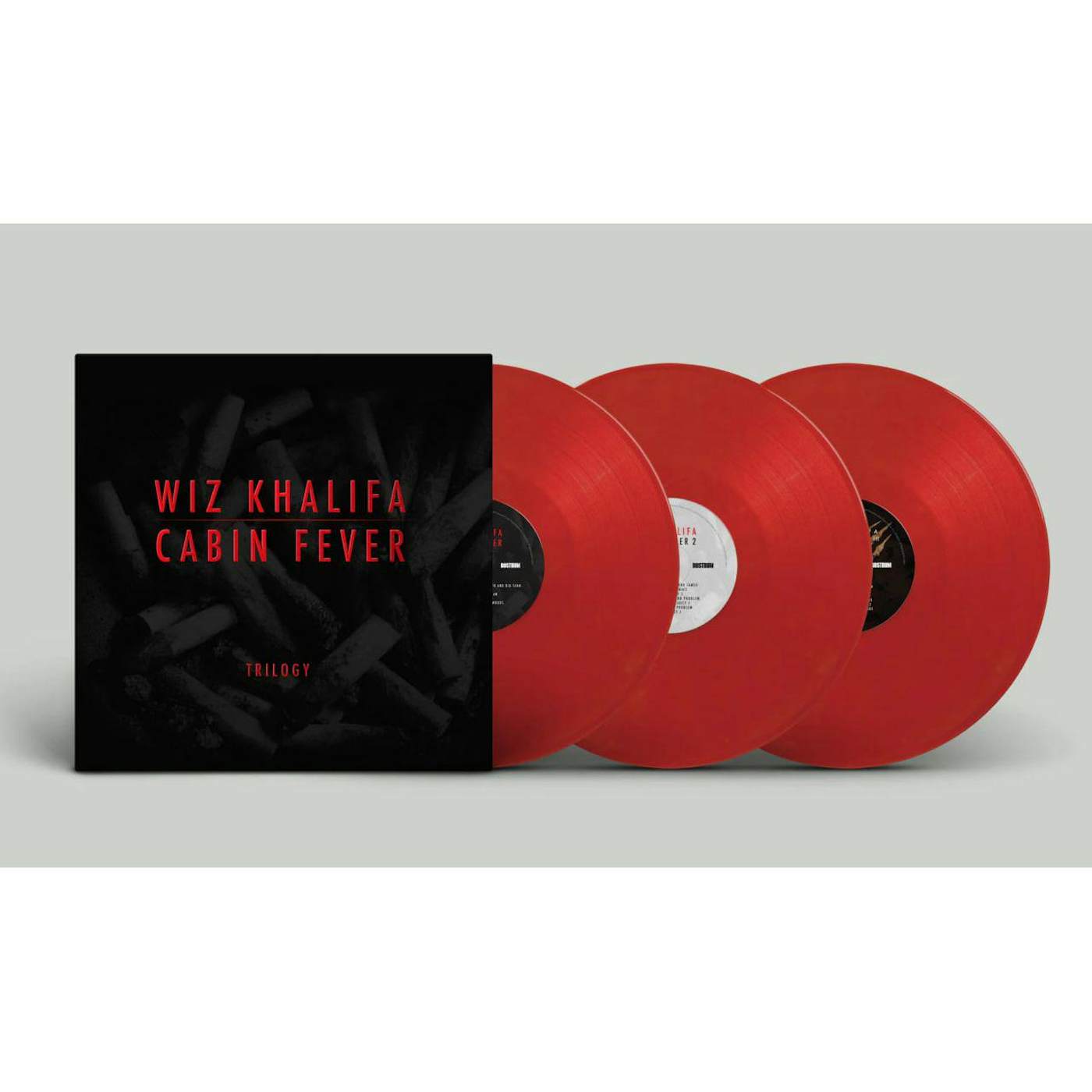 Wiz Khalifa Cabin Fever Trilogy (3LP/Red) Vinyl Record