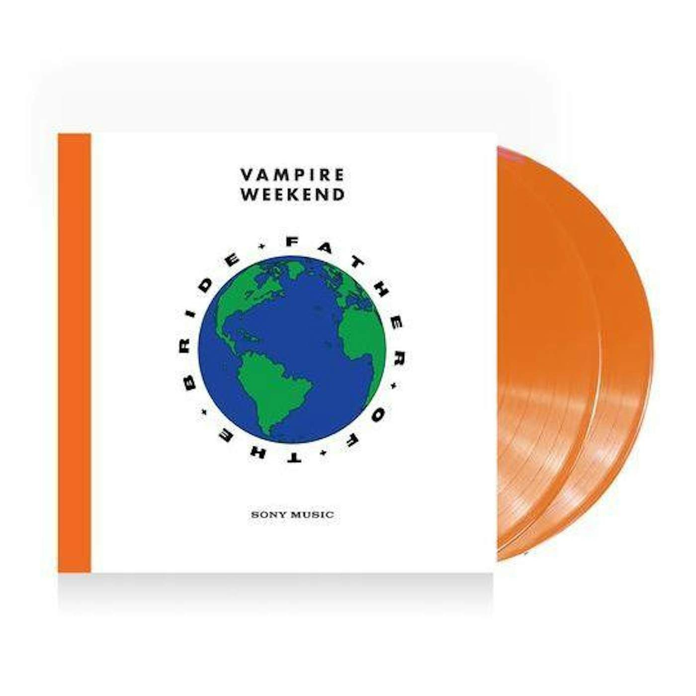 Vampire Weekend FATHER OF THE BRIDE - Limited Edition Orange Colored Double LP Vinyl Record