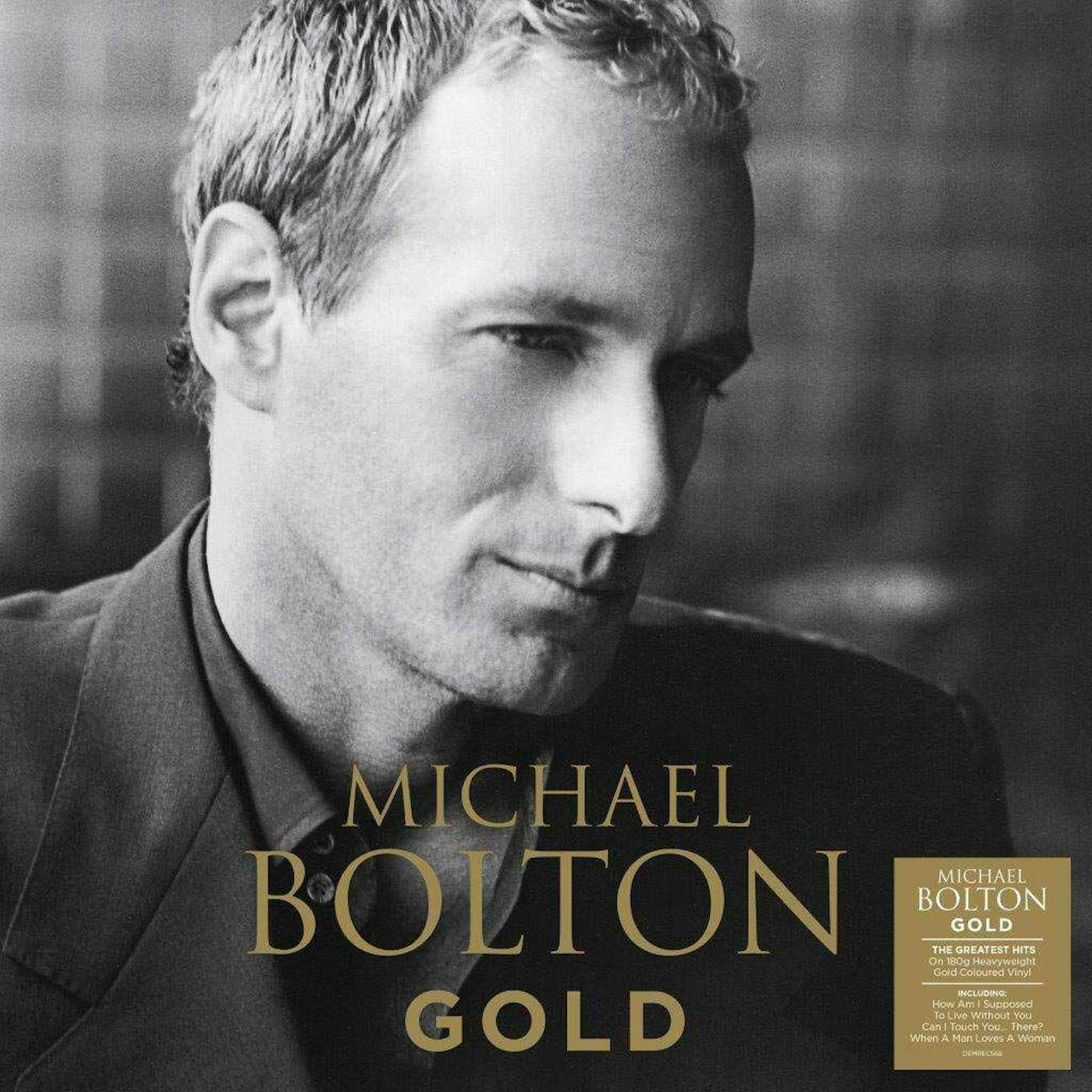 Michael Bolton GOLD Vinyl Record