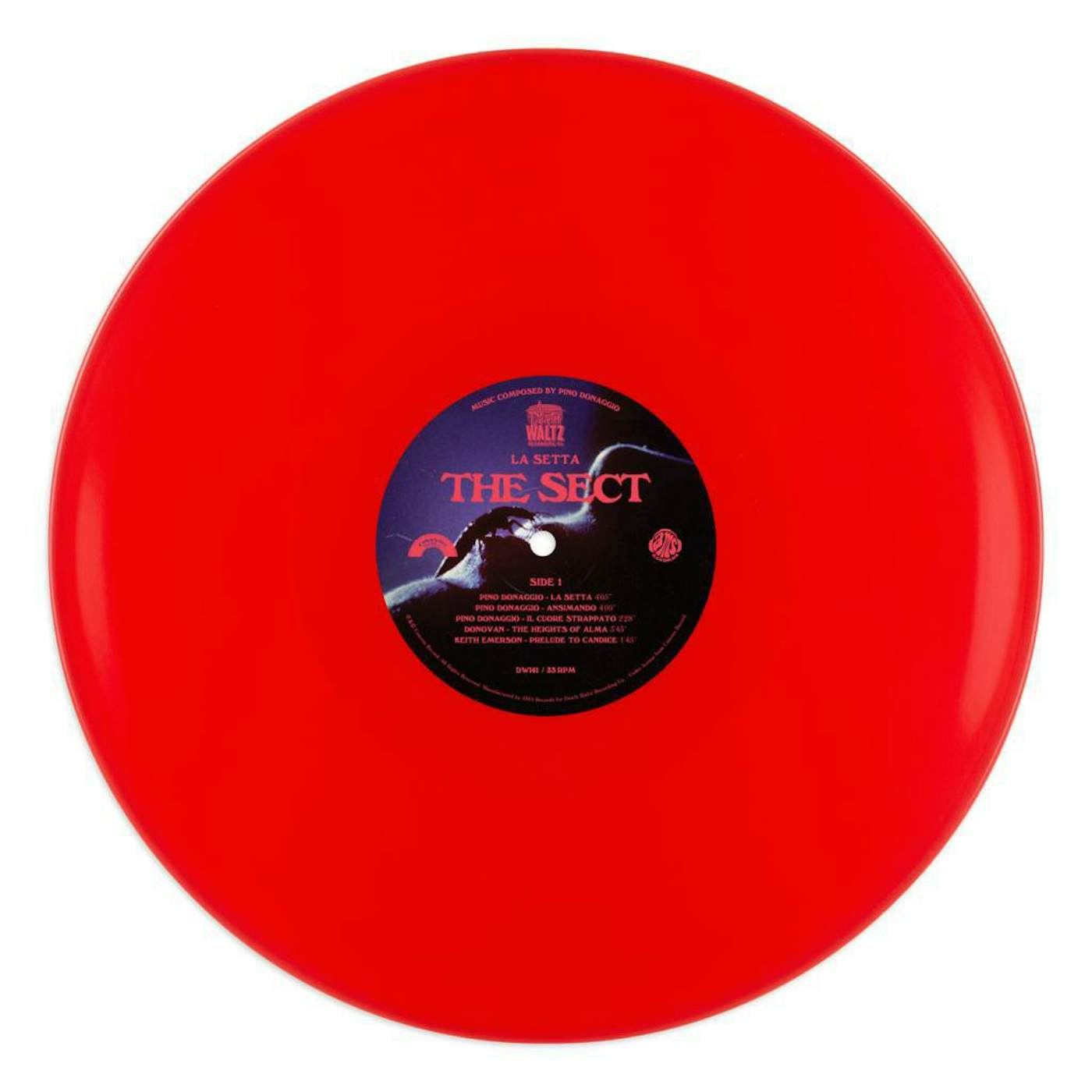 Pino Donaggio LA SETTA (THE SECT) / Original Soundtrack (RED Vinyl Record)