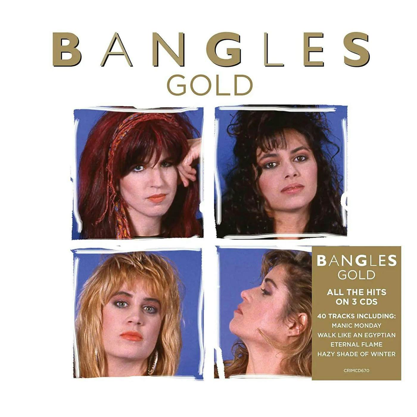 The Bangles Gold Vinyl Record