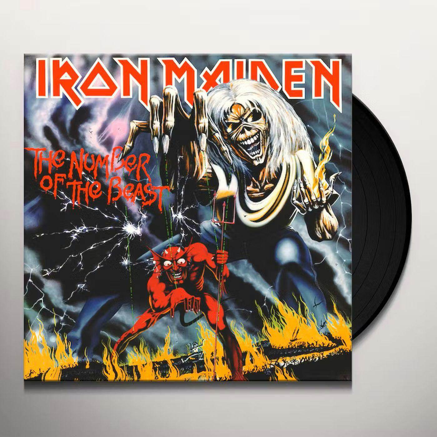 Iron Maiden Number Of The Beast Vinyl Record
