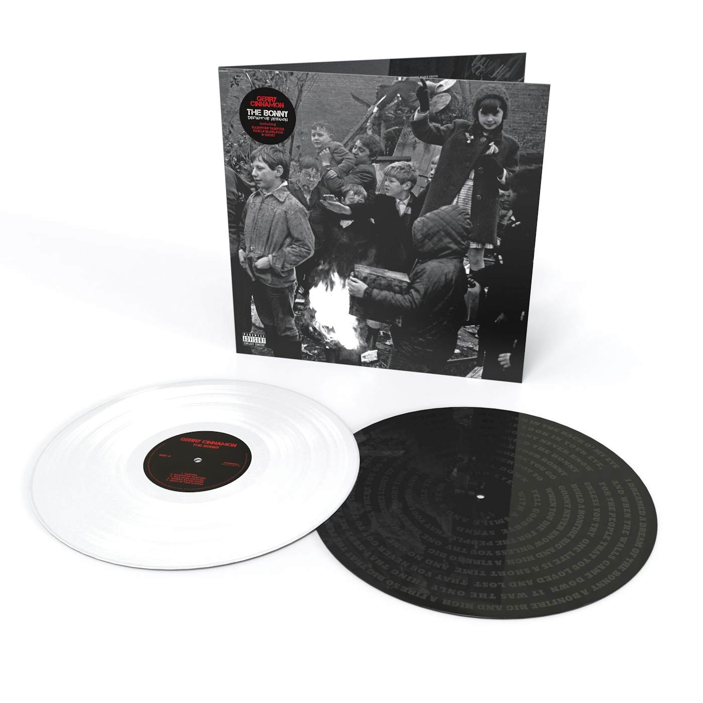 Gerry Cinnamon The Bonny (DEFINITIVE VERSION) (WHITE & BLACK) Vinyl Record