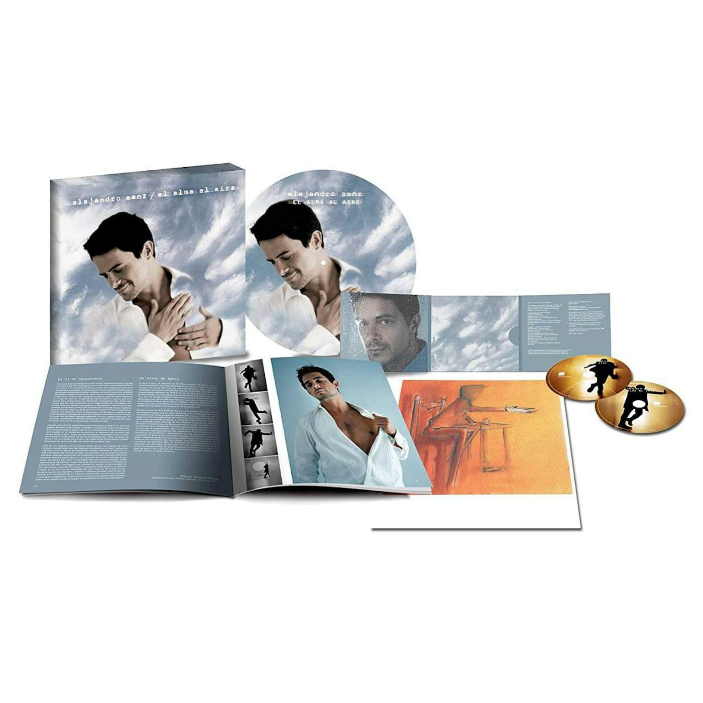 Alejandro Sanz El Alma Al Aire  (20 Aniversario/Box Set/Picture Disc/2CD) Vinyl Record