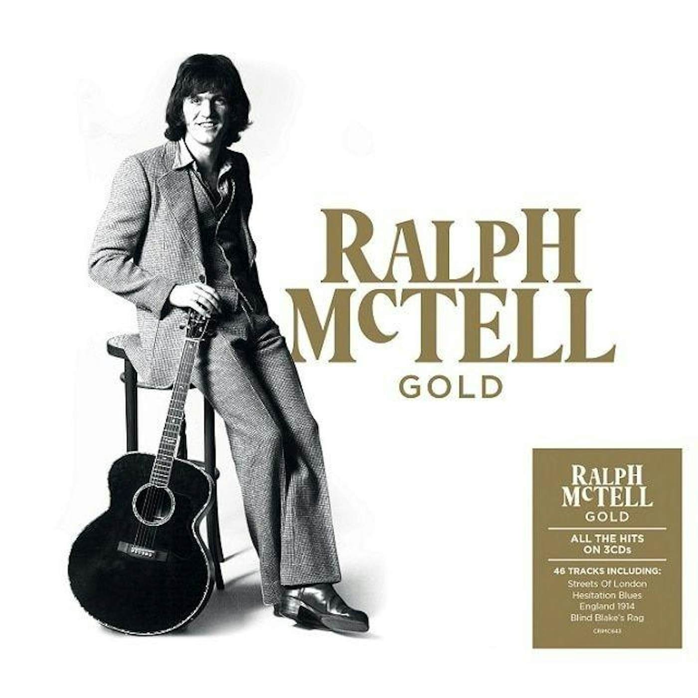 Ralph Mctell & Wizz Jones Gold Vinyl Record