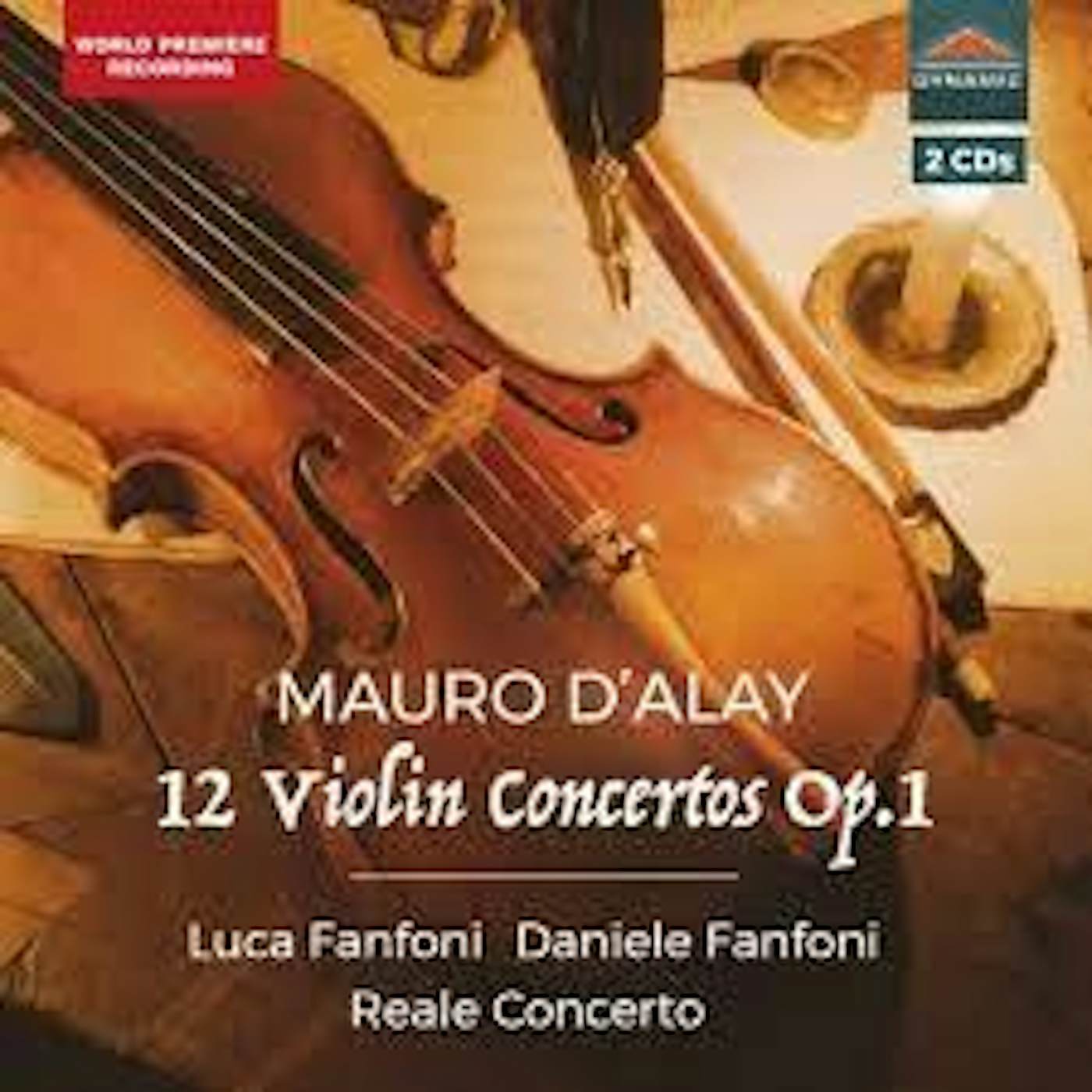D'ALAY / REALE CONCERTO / FANFONI 12 VIOLIN CONCERTOS 1 CD