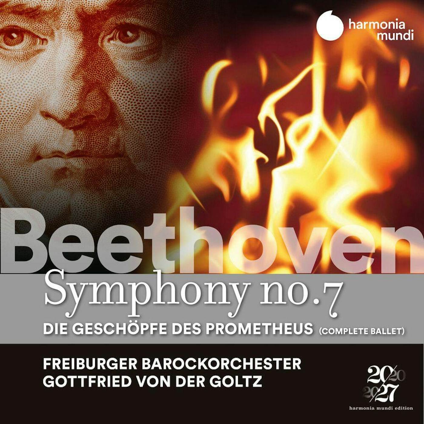 Freiburger Barockorchester BEETHOVEN: SYM NO. 7 THE CREATURES OF PROMETHEUS CD