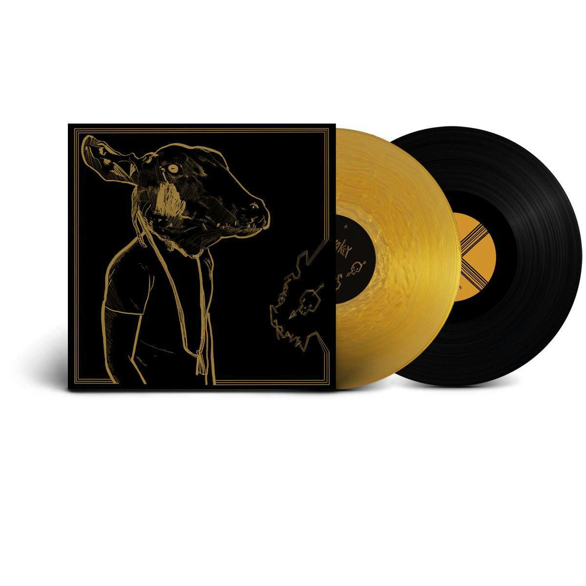 Shakey Graves ROLL THE BONES X (GOLD & BLACK VINYL) Vinyl Record