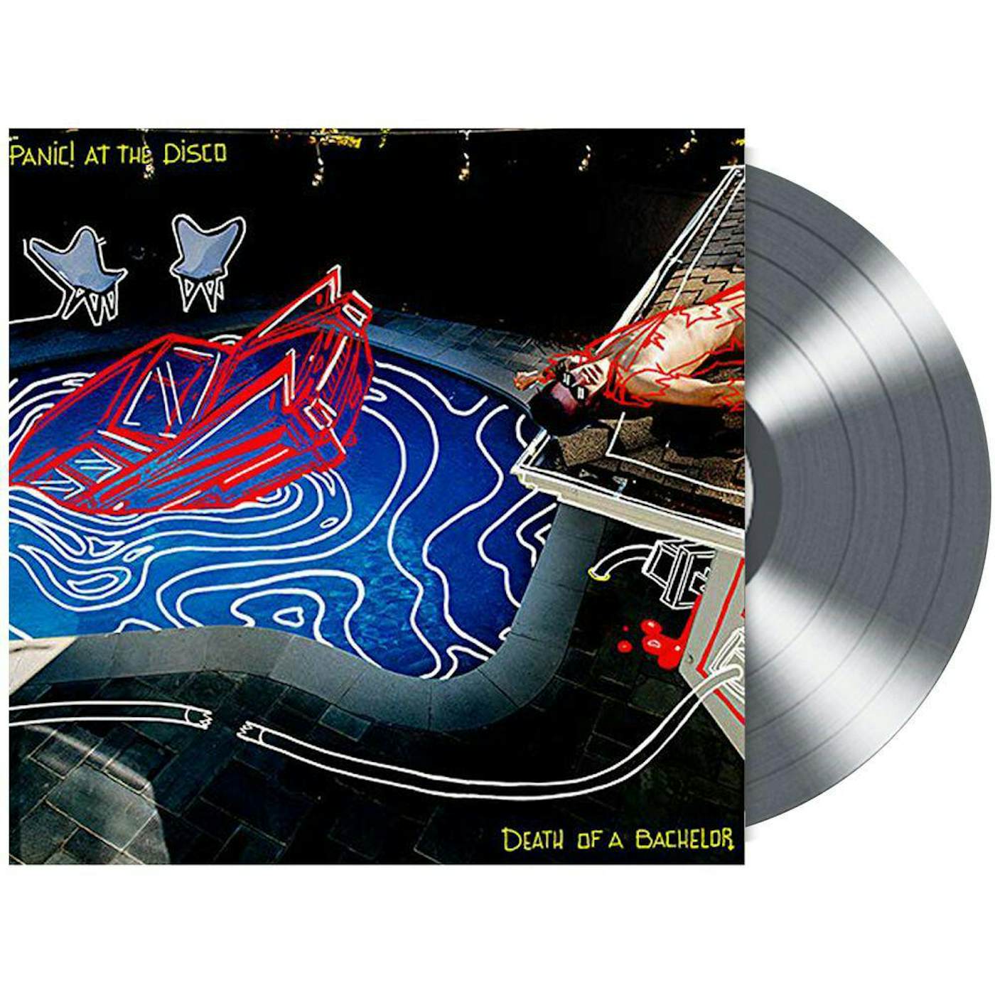 Panic! At The Disco Death of a Bachelor (Limited Silver Colored) Vinyl Record