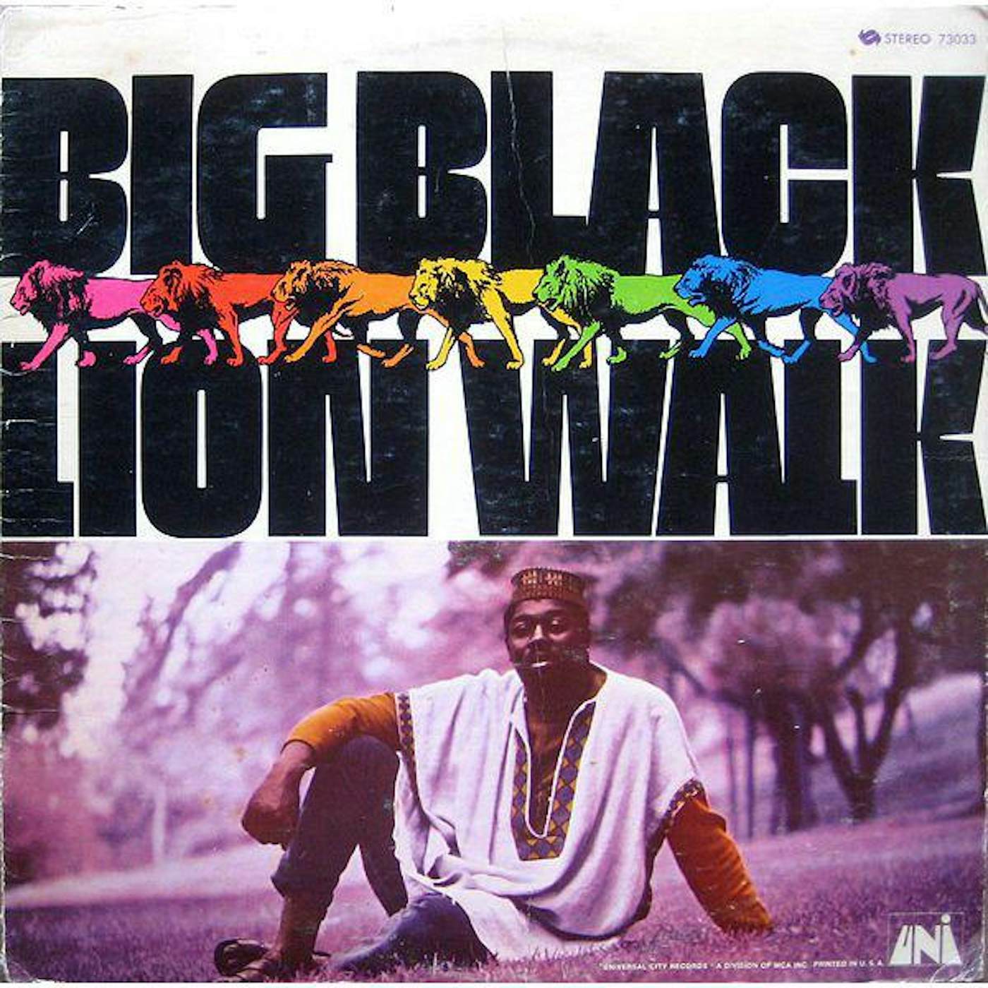Big Black Lion Walk Vinyl Record