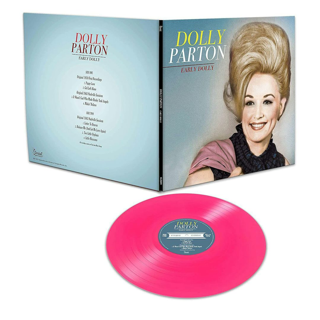 Dolly Parton EARLY DOLLY (PINK VINYL) Vinyl Record
