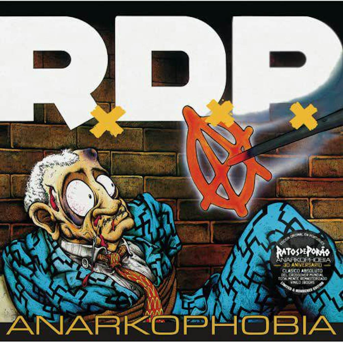 Ratos De Porão ANARKNOPHOBIA Vinyl Record