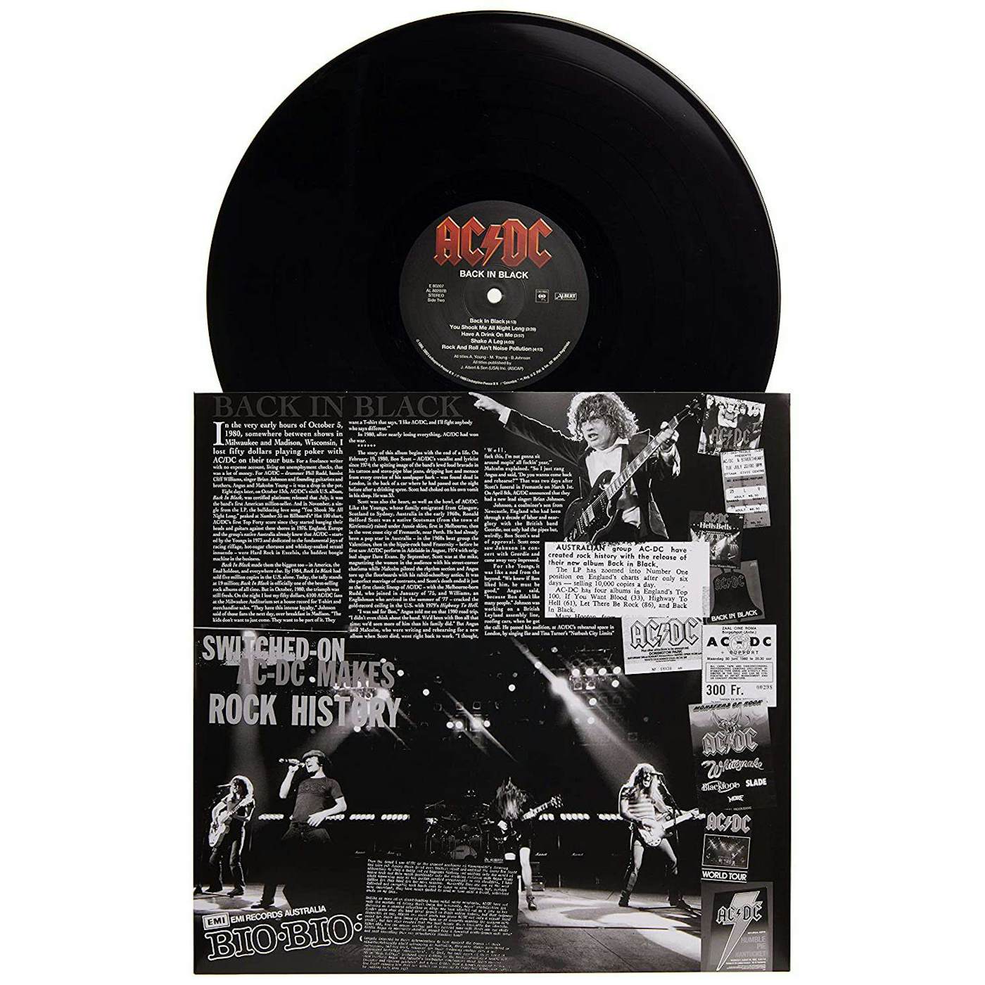 AC/DC Back In Black (Remastered) Vinyl Record