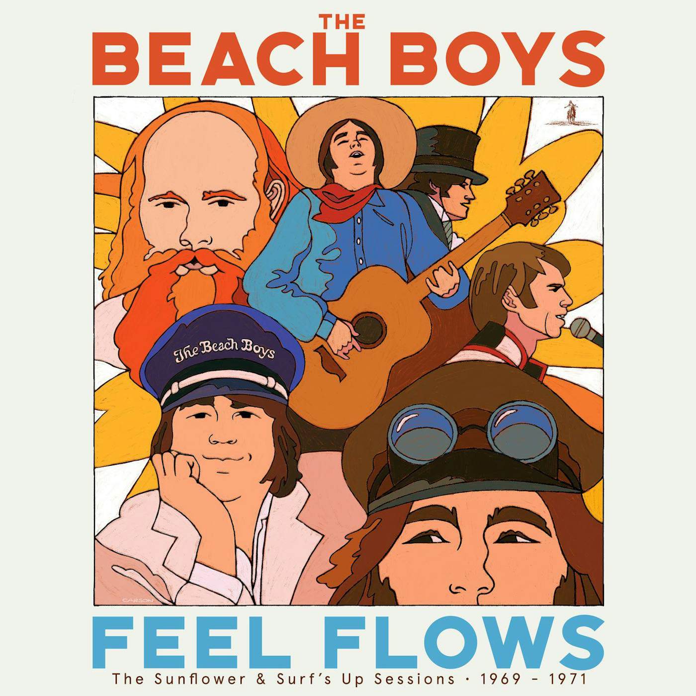 The Beach Boys "Feel Flows" The Sunflower & Surf's Up Sessions 1969-1971 (5 CD Box Set)