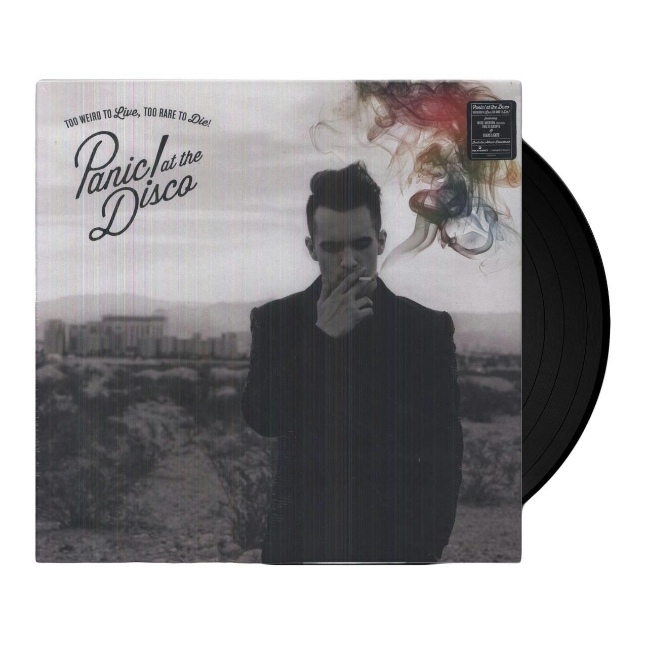 Panic! At The Disco TOO WEIRD TO LIVE TOO RARE TO DIE Vinyl Record