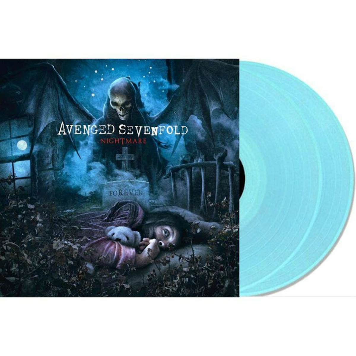 Avenged Sevenfold Nightmare (Transparent Blue) Vinyl Record