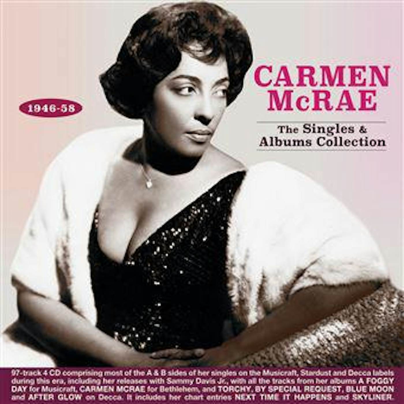 Carmen McRae SINGLES & ALBUMS COLLECTION 1946-58 CD