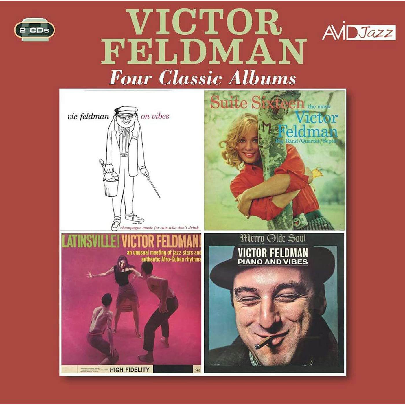 Victor Feldman ON VIBES / SUITE 16 / LATINSVILLE / MERRY OLDE SOUL (2CD) CD