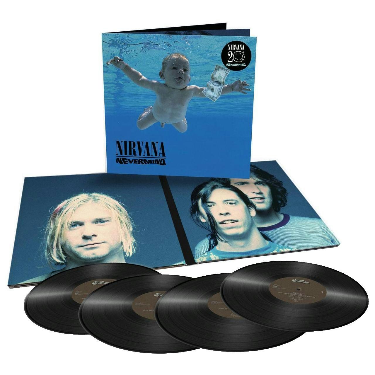 Nirvana Nevermind LP Original Recordings Group ORG 032 EX/VG+ Audiophile  Blue