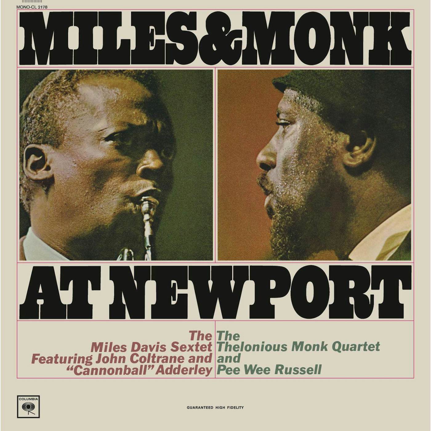 Miles Davis MILES & MONK AT NEWPORT (MONO VINYL) Vinyl Record