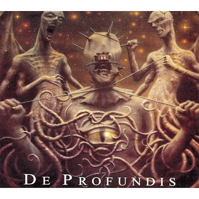 Vader DE PROFUNDIS (GOLD & BONE W/ BLACK SPLATTER VINYL) Vinyl Record