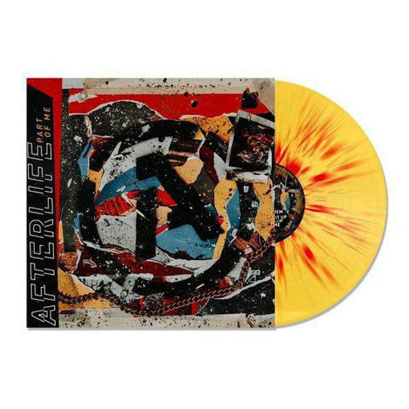 Afterlife PART OF ME (YELLOW WITH RED SPLATTER VINYL) Vinyl Record
