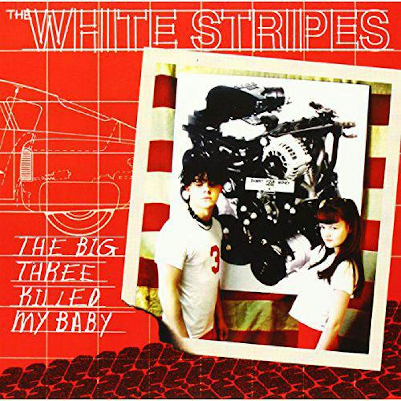 The White Stripes BIG THREE KILLED MY BABY / RED BOWLING BALL RUTH Vinyl Record