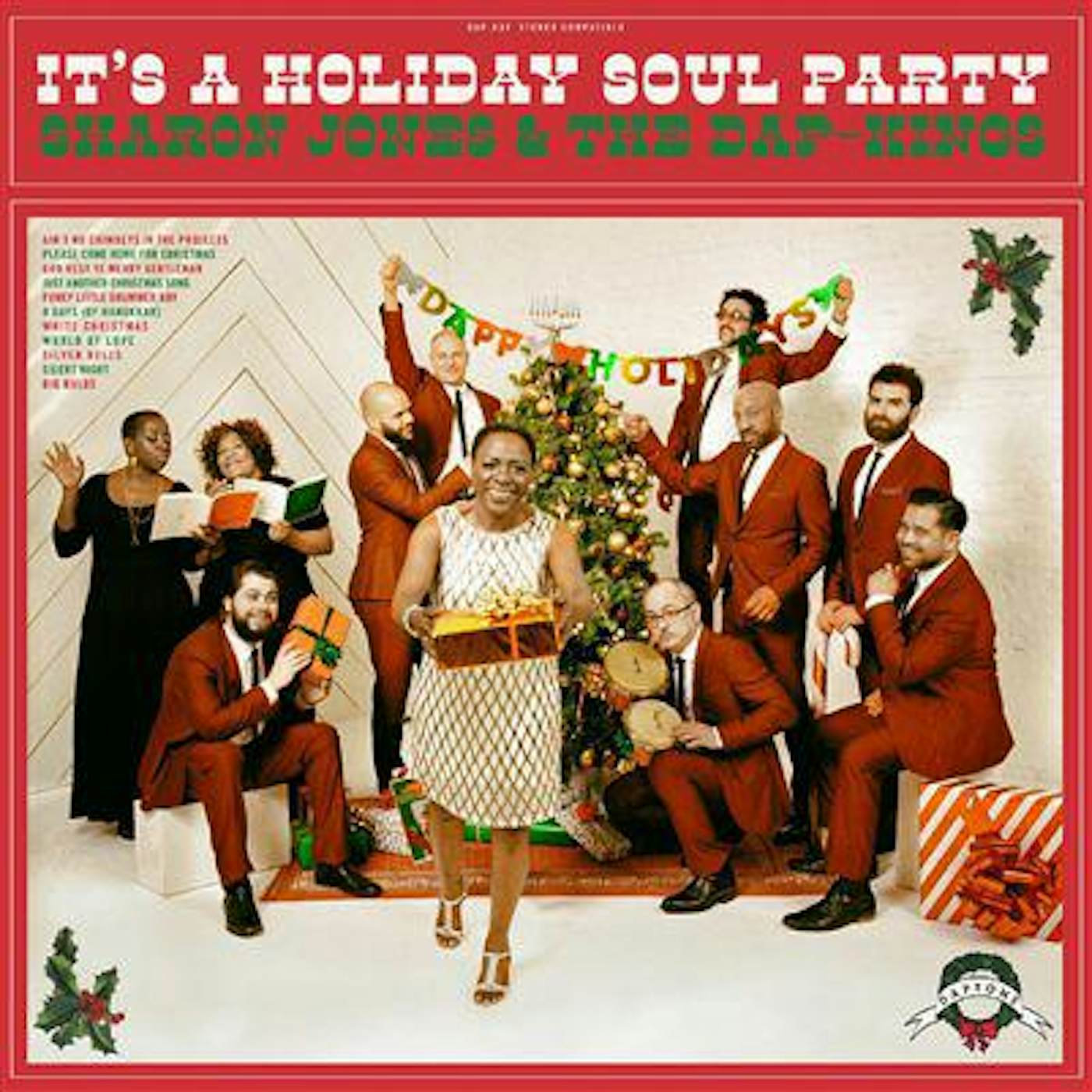 Sharon Jones & The Dap-Kings IT'S A HOLIDAY SOUL PARTY (Red and White Vinyl)
