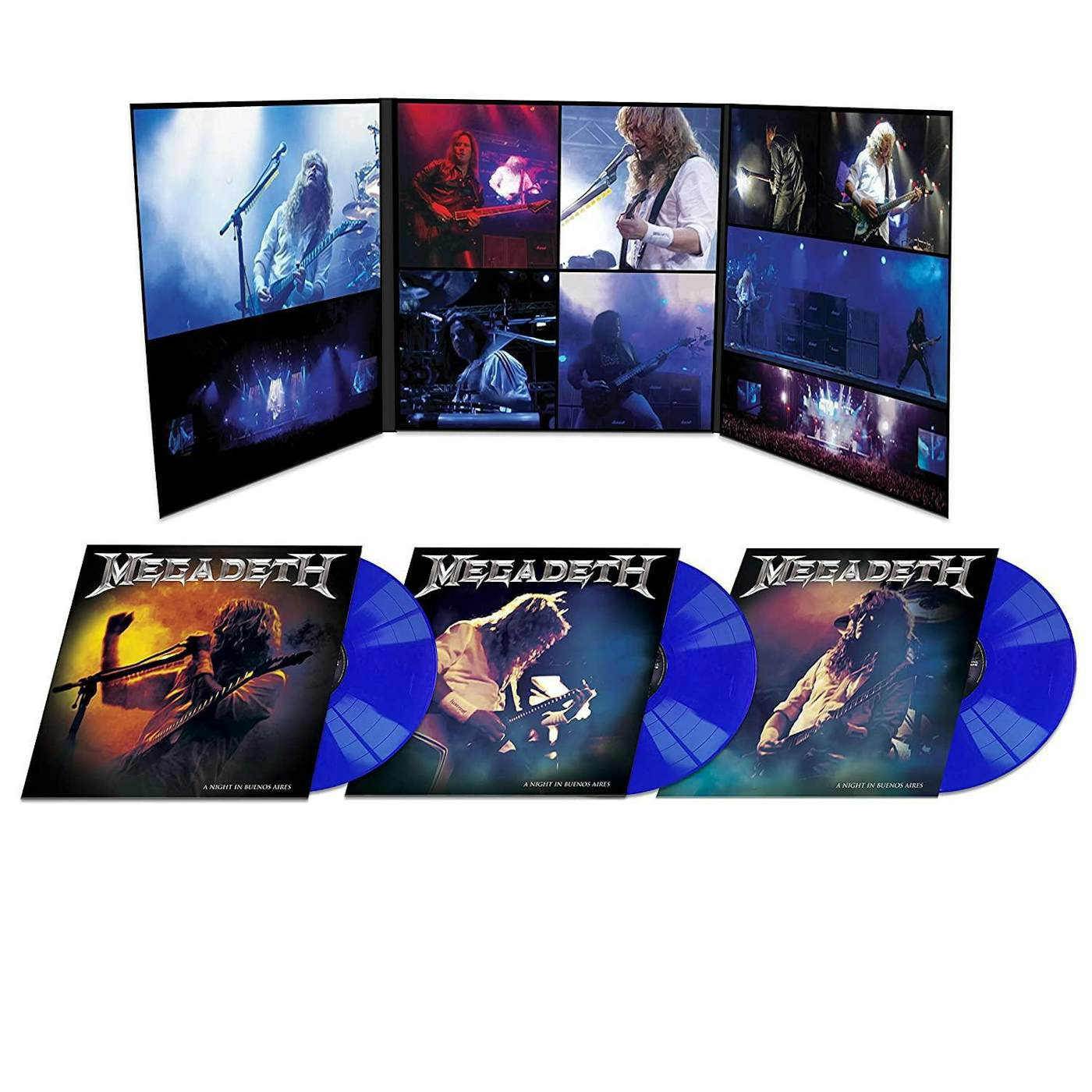 Megadeth Night In Buenos Aires (Blue) Box Set (Vinyl)