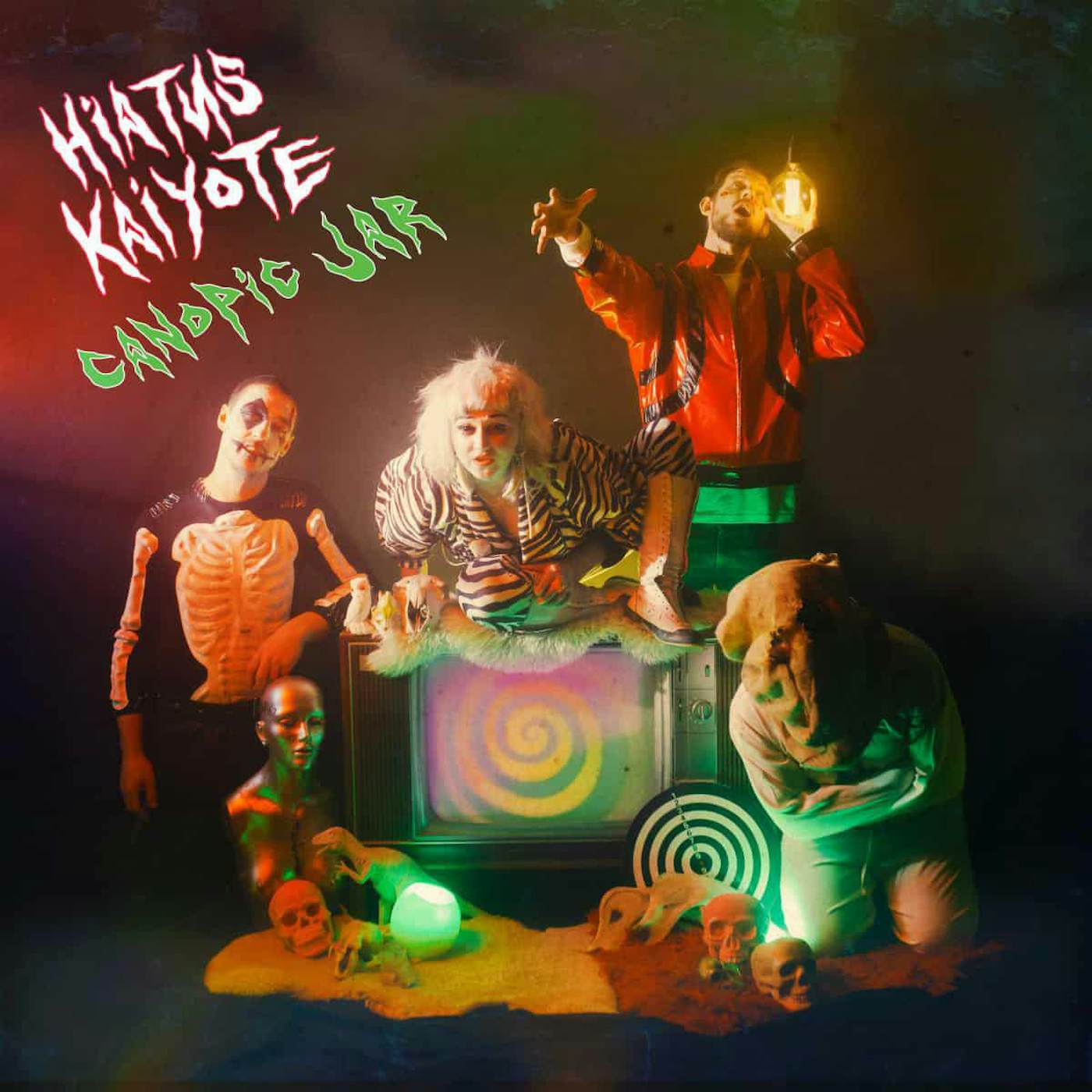 Hiatus Kaiyote CANOPIC JAR (140G/DL CARD/FLUORESCENT GREEN VINYL) Vinyl Record