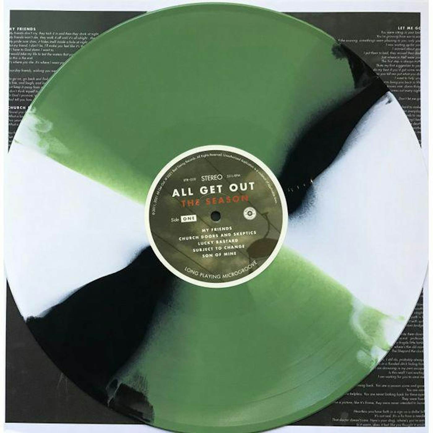 All Get Out SEASON (DELUXE ANNIV./GREEN WITH BLACK & WHITE VINYL) Vinyl Record