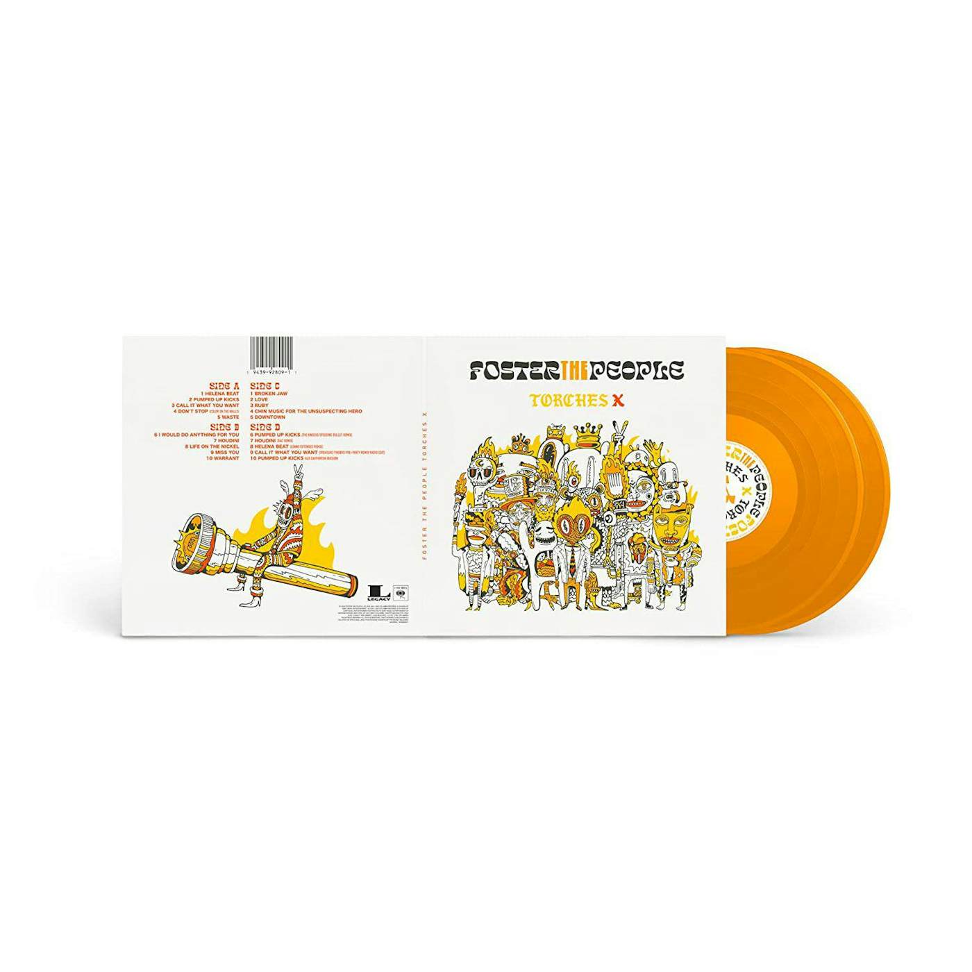 Foster The People Torches X (2LP/Orange/Deluxe Edition) Vinyl Record