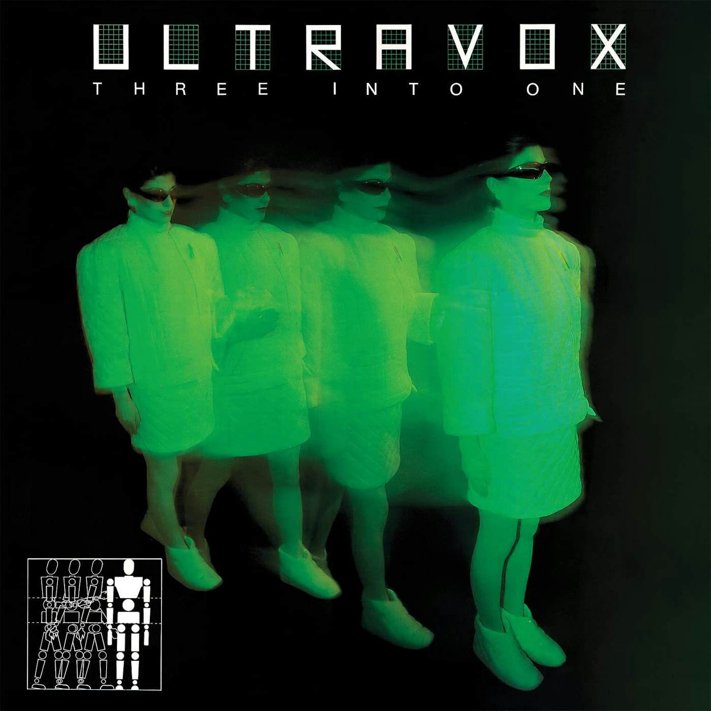 Ultravox Three Into One (Green & Black) Vinyl Record