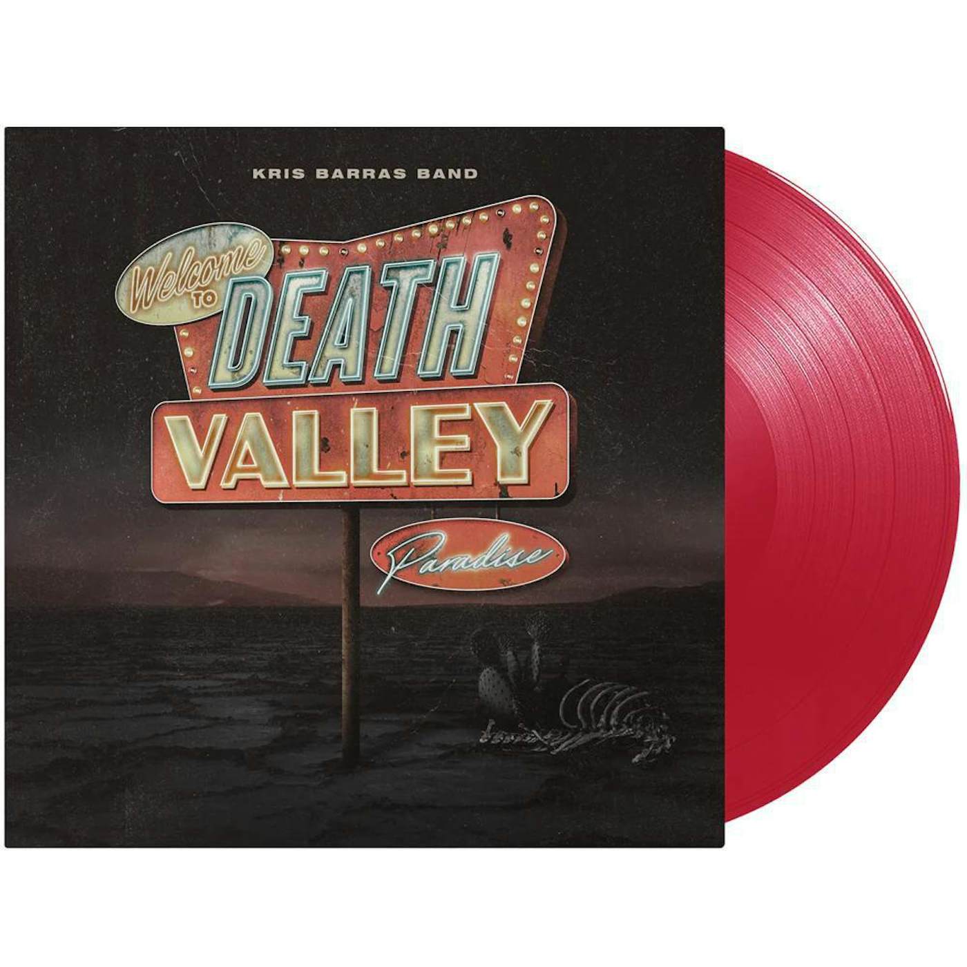 Kris Barras Band Death Valley Paradise (Transparent Red) Vinyl Record