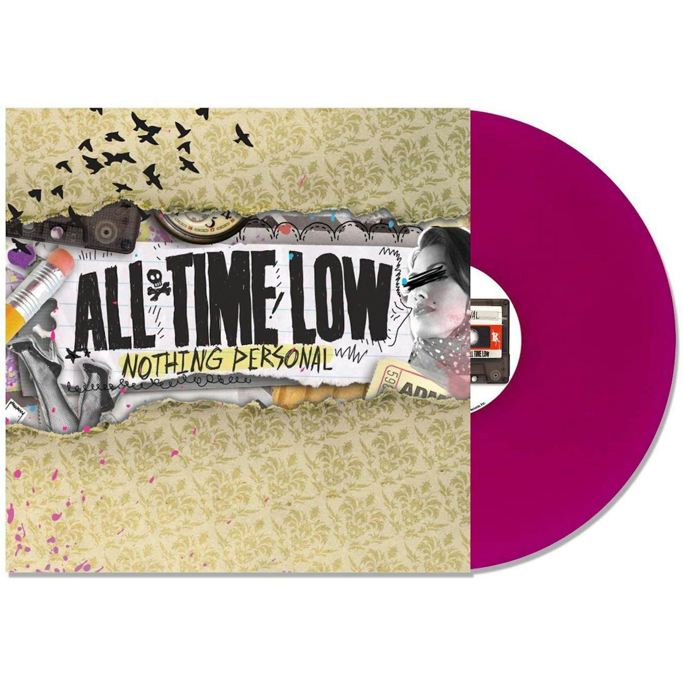 All Time Low Nothing Personal (Neon Purple) Vinyl Record
