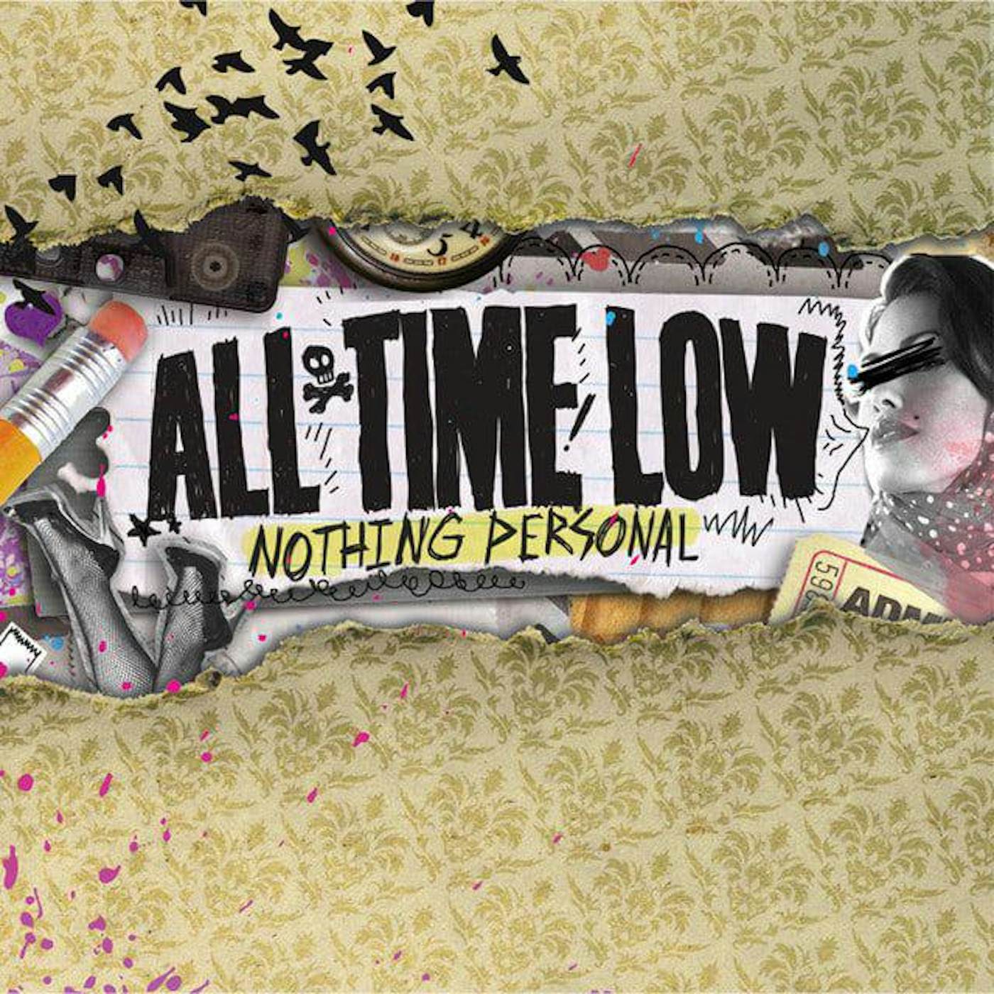 All Time Low Nothing Personal (Neon Purple) Vinyl Record